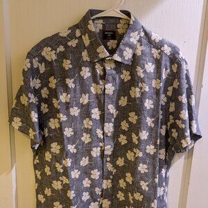 UNTUCKit Short Sleeve Shirt Blue